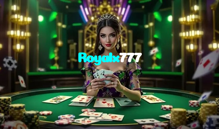 Royalx777 casino presented on mobile device in Pakistan with slots and live games